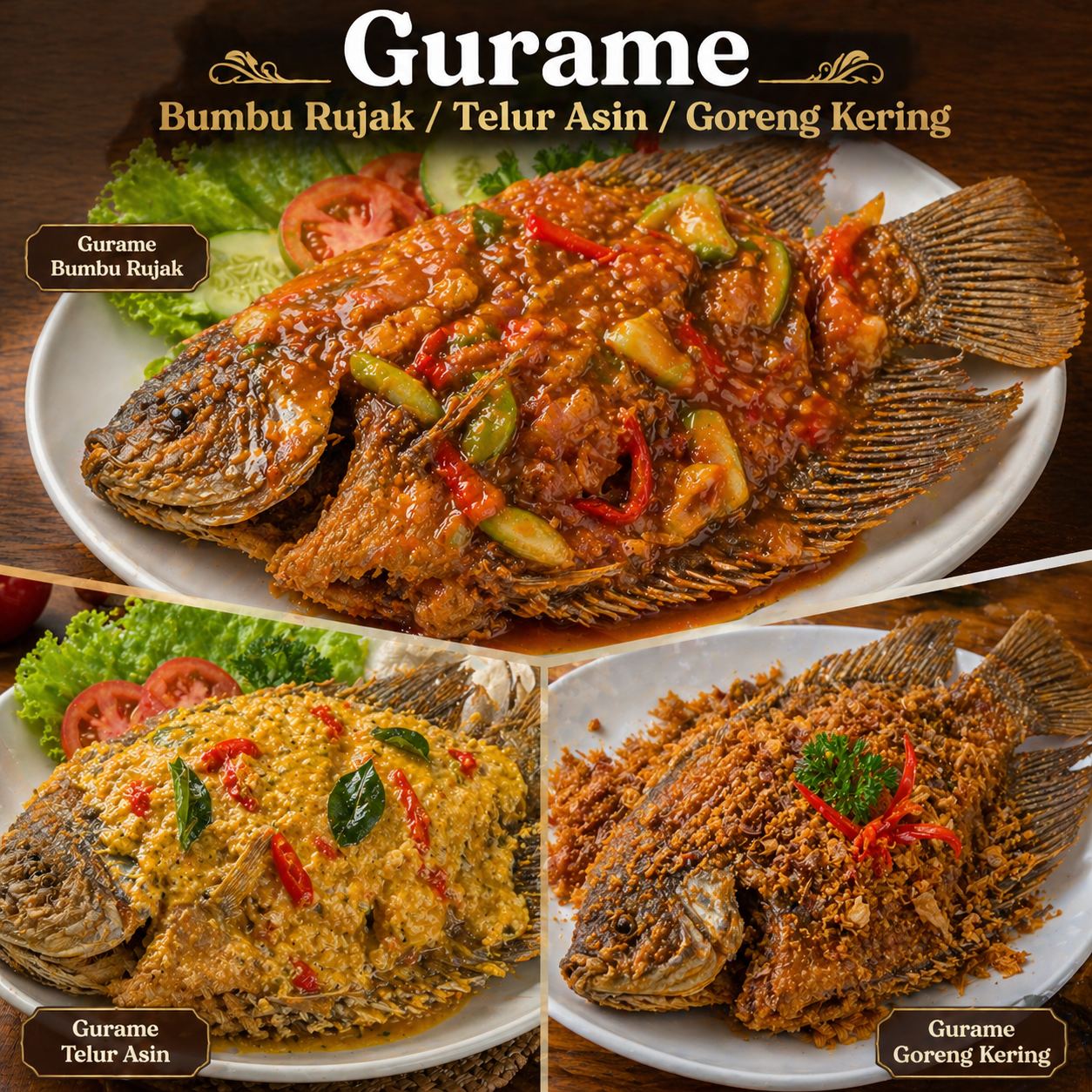 Gurame Bumbu Rujak Kedai Tiga Nyonya